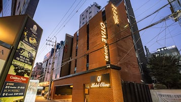 Front of property – evening/night