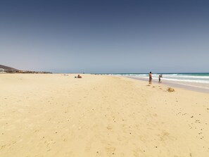 En la playa