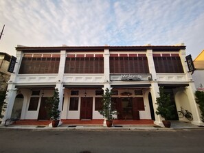 Façade de l’hébergement