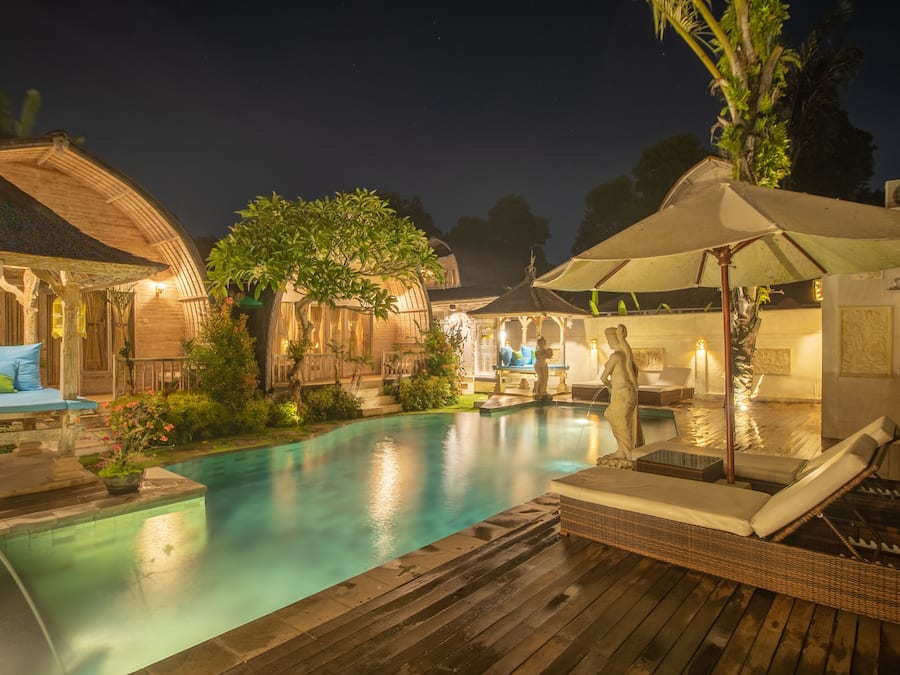 Villa Deluxe, 1 habitación, no fumadores, vistas a la piscina | Fachada del alojamiento