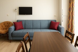 Deluxe Apartment, Terrace, Ground Floor | Living area