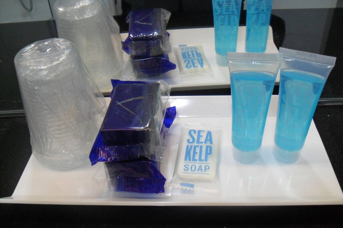 shower, deep-soaking bathtub, rainfall showerhead, free toiletries