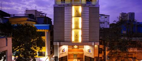 Front of property - evening/night