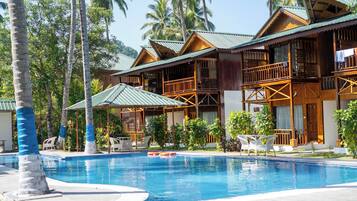 Blick von der Unterkunft