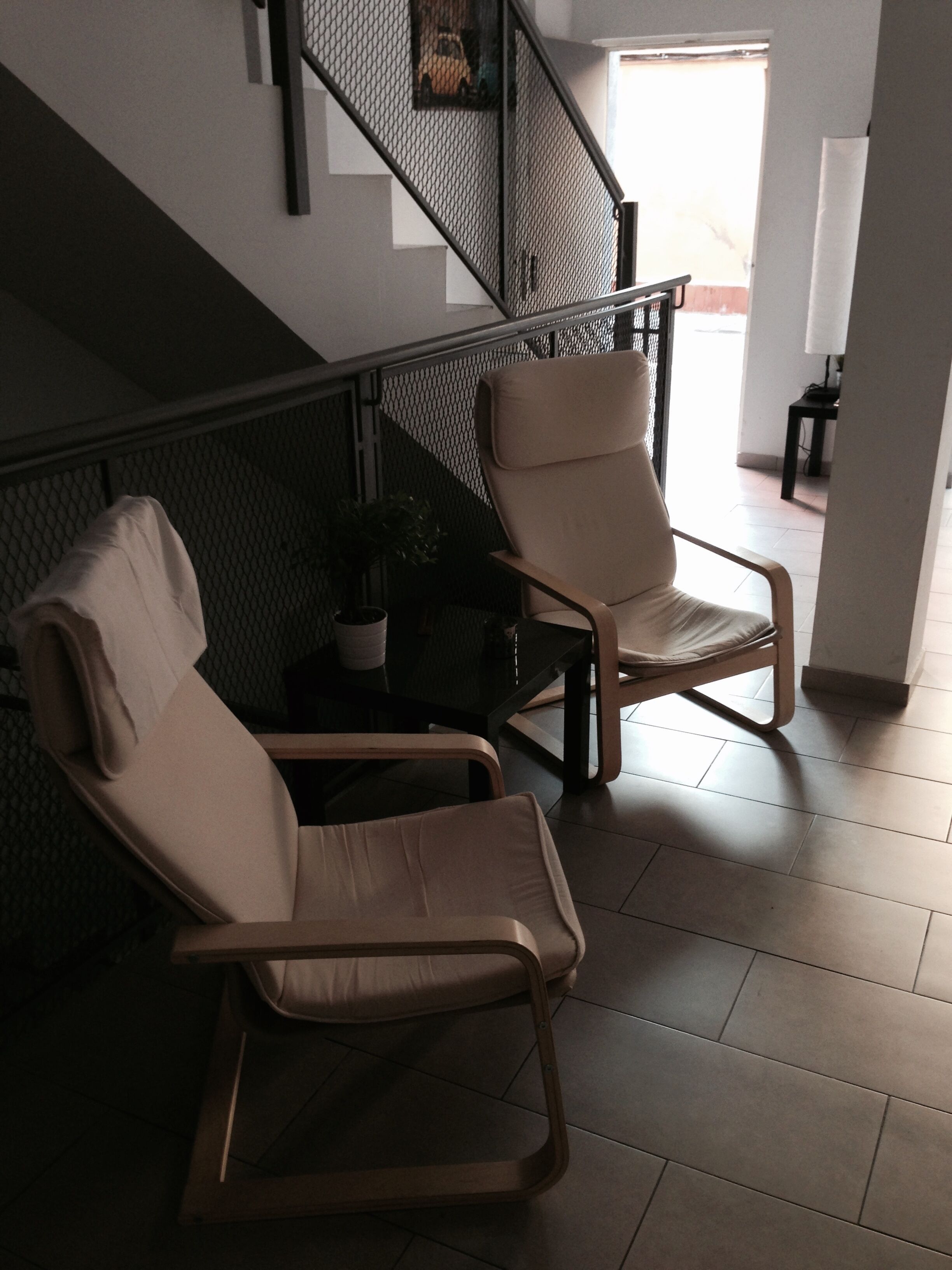 Sala de estar en el lobby