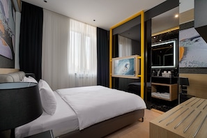 Standard Double Room | Premium bedding, down comforters, memory foam beds, minibar
