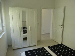 Exclusief appartement, 2 slaapkamers | 2 slaapkamers, luxe beddengoed, pillowtop-bedden