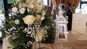 Aussenbereich fĂŒr Hochzeiten