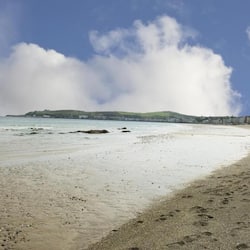 On the beach