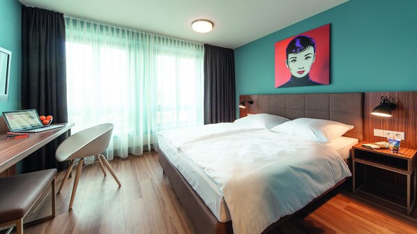 Superior Room | In-room safe, desk, laptop workspace, blackout drapes