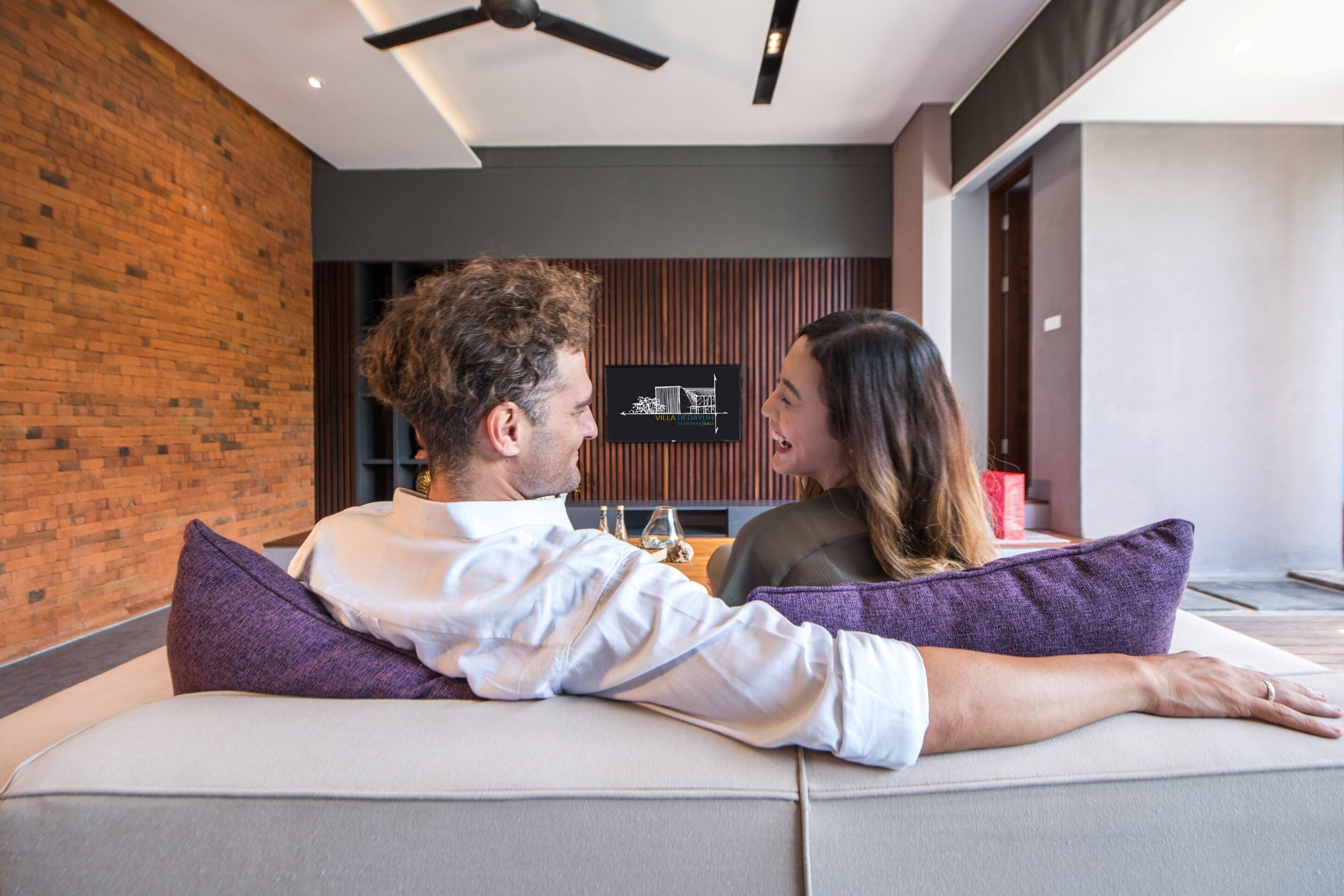 奢华别墅 | 起居区 | 平板电视