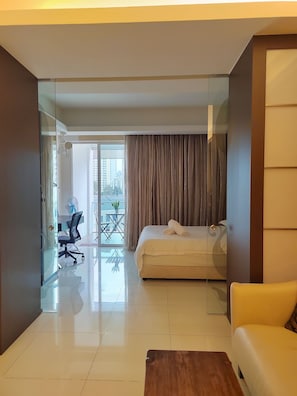 1 chambre, fer et planche à repasser, Wi-Fi gratuit, draps fournis