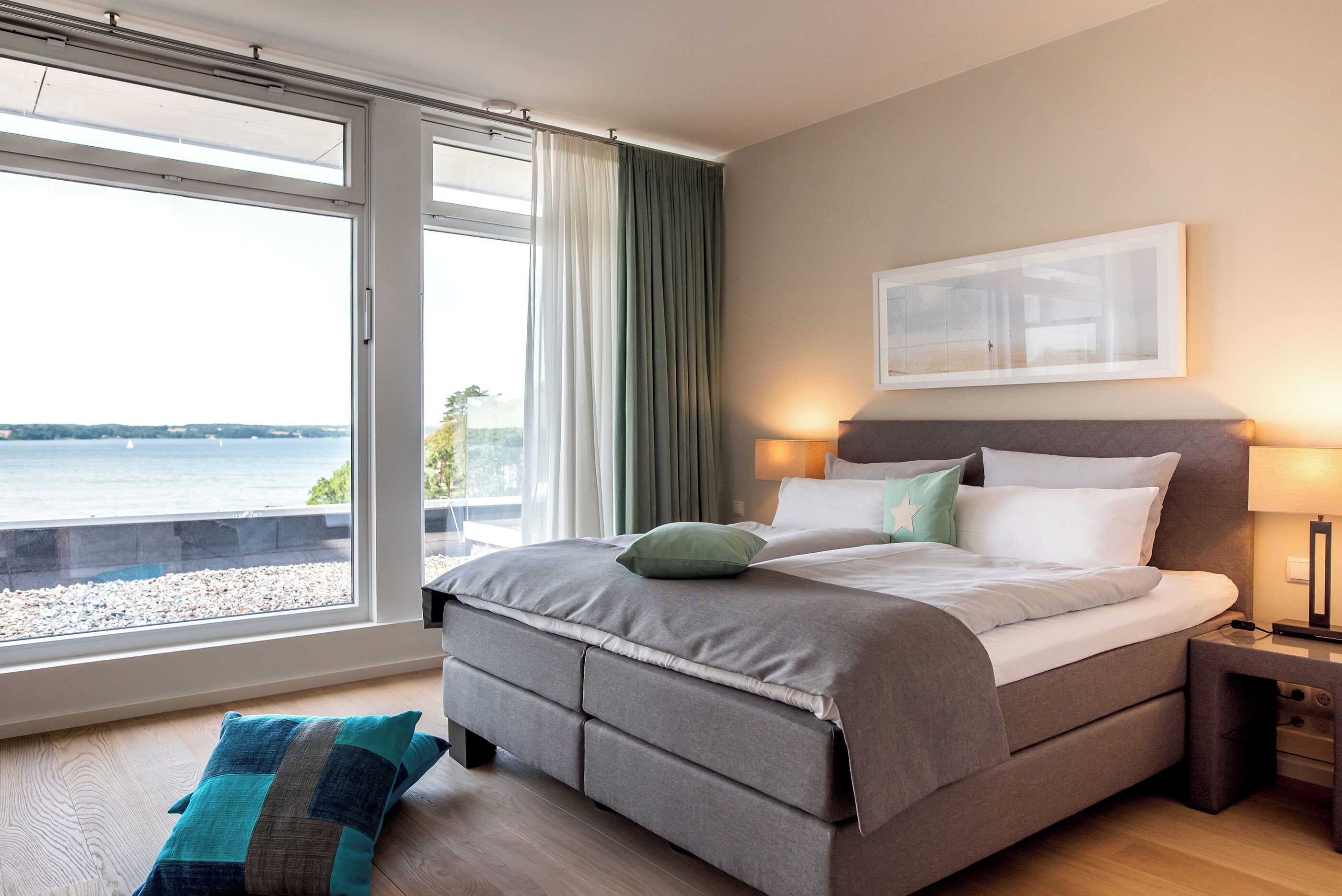 Loftsleilighet, badstue | Safe på rommet, blendingsgardiner, barnesenger og wi-fi (inkludert)