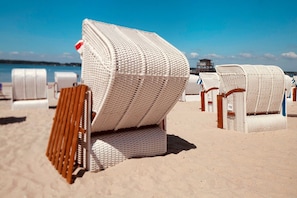 Vue sur la plage ou l’océan