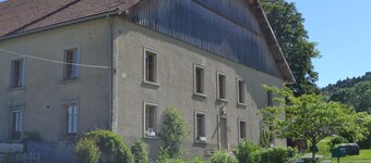 Farmhouse the fir trees