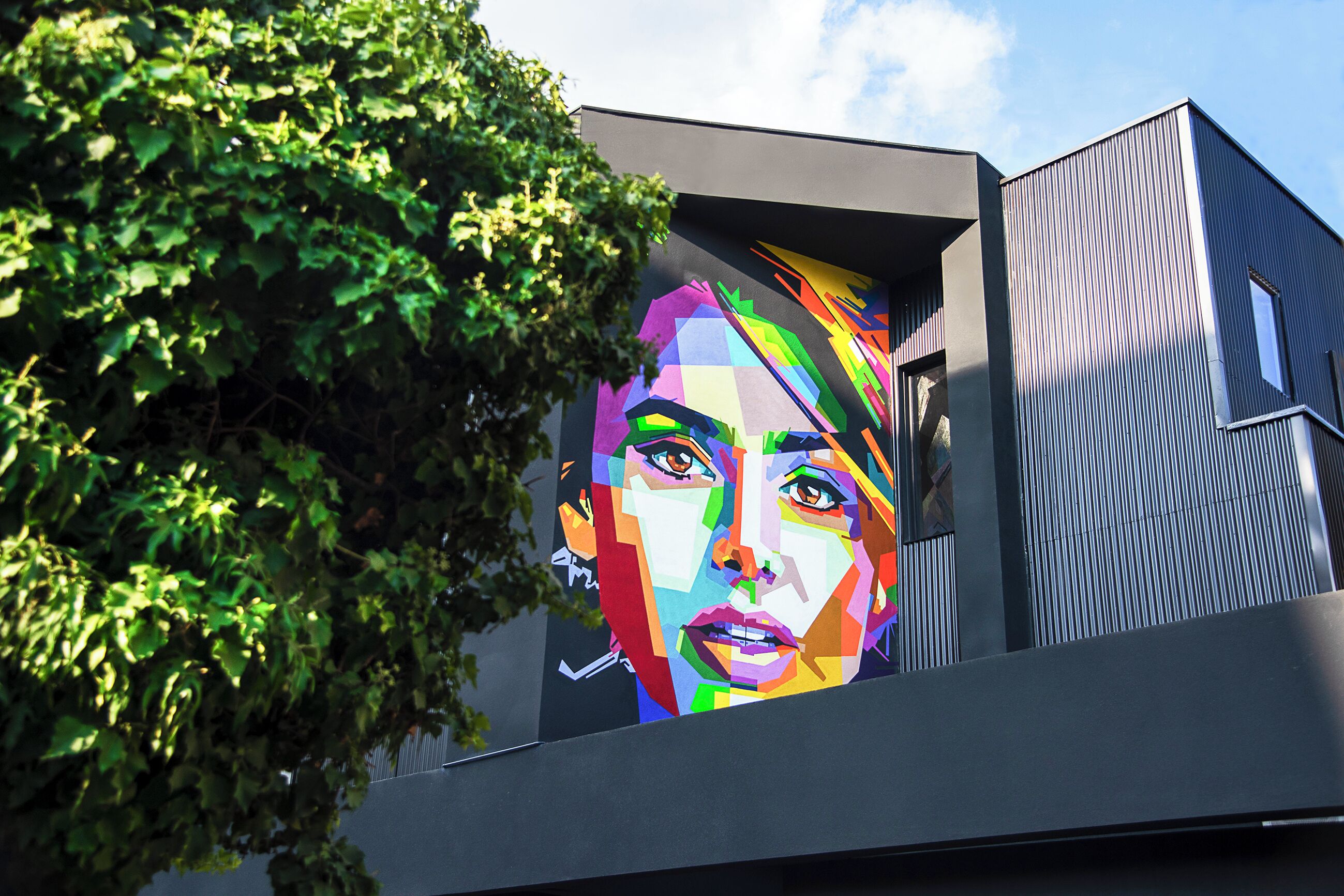 Fachada de la propiedad