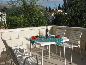 Apartment, 2 Bedrooms, Terrace, City View | Terrace/patio - Apartments And Rooms Artemida (Dubrovnik)