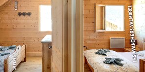 4 habitaciones y tabla de planchar con plancha 
