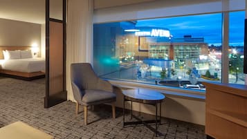 Deluxe Room, 1 King Bed with Sofa bed (Avenir Center View) | In-room safe, soundproofing, iron/ironing board, free WiFi