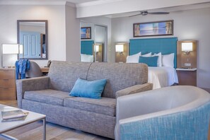 Grand Room, Multiple Beds, Accessible | Hypo-allergenic bedding, in-room safe, desk, laptop workspace - Marina Beach Hotel (Santa Barbara)