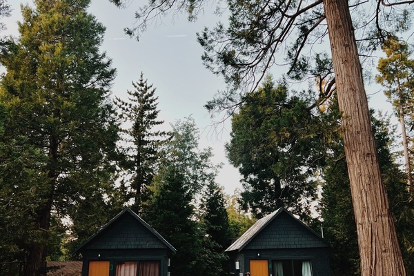 Cabin 3 is left of cabin 4