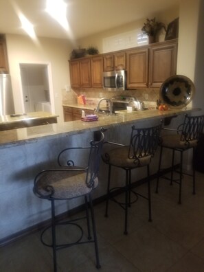 Fridge, microwave, oven, stovetop - Vacation home in Surprise, AZ a 45 and over community with 4 golf courses.  (Surprise)