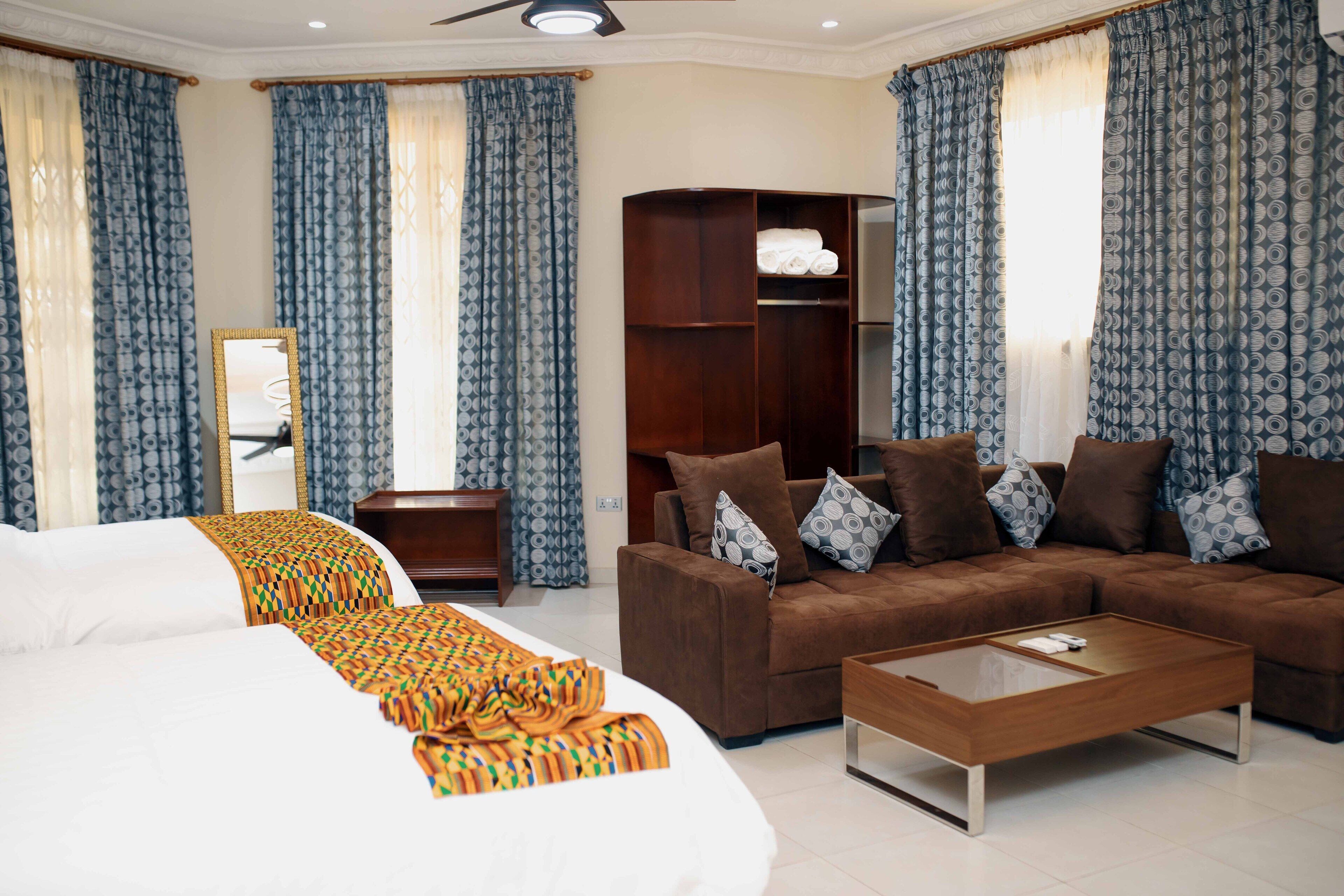 double or twin room | living area | 32-inch led tv with satellite channels, tv