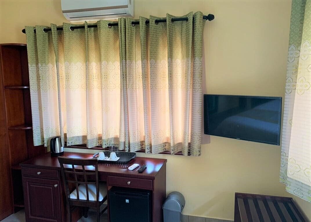 soundproofing, iron/ironing board, free wifi, bed sheets