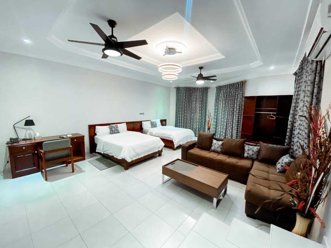 double or twin room | living area | 32-inch led tv with satellite channels, tv