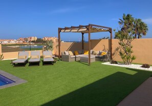 Terrace/patio - VILLA WITH POOL AND VIEWS (Antigua)