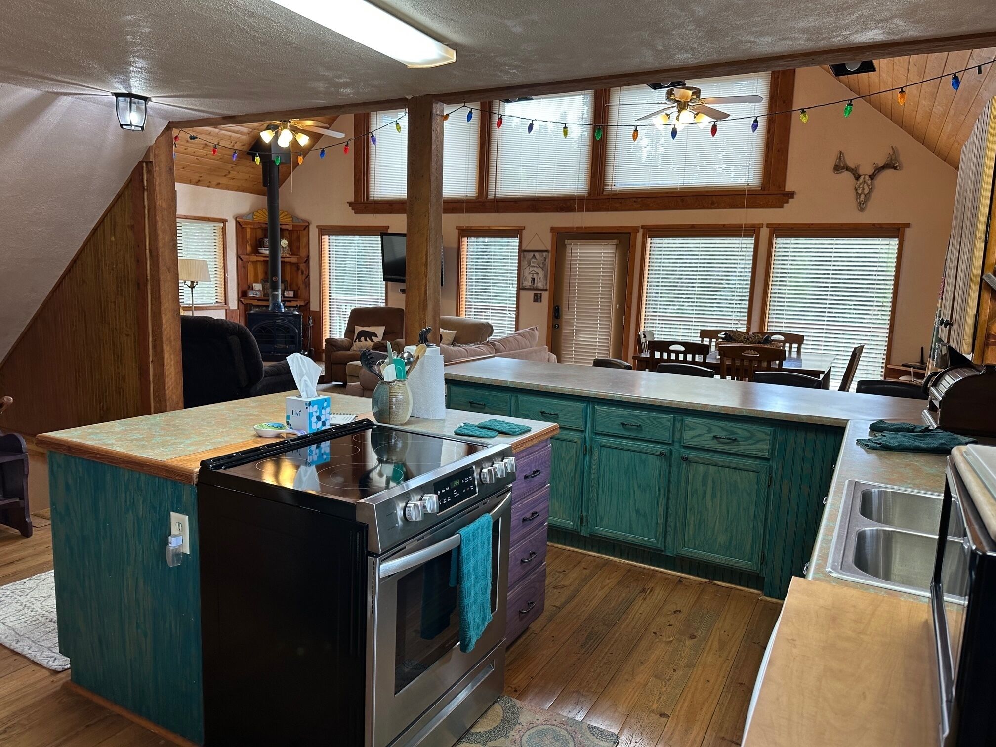 Oven, stovetop, dishwasher, high chair