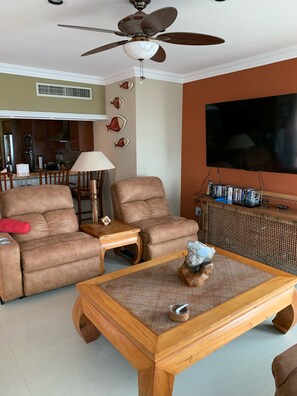 TV, DVD player, ping pong, books - Beautiful beach condo in Mazatlan (MAZATLAN)