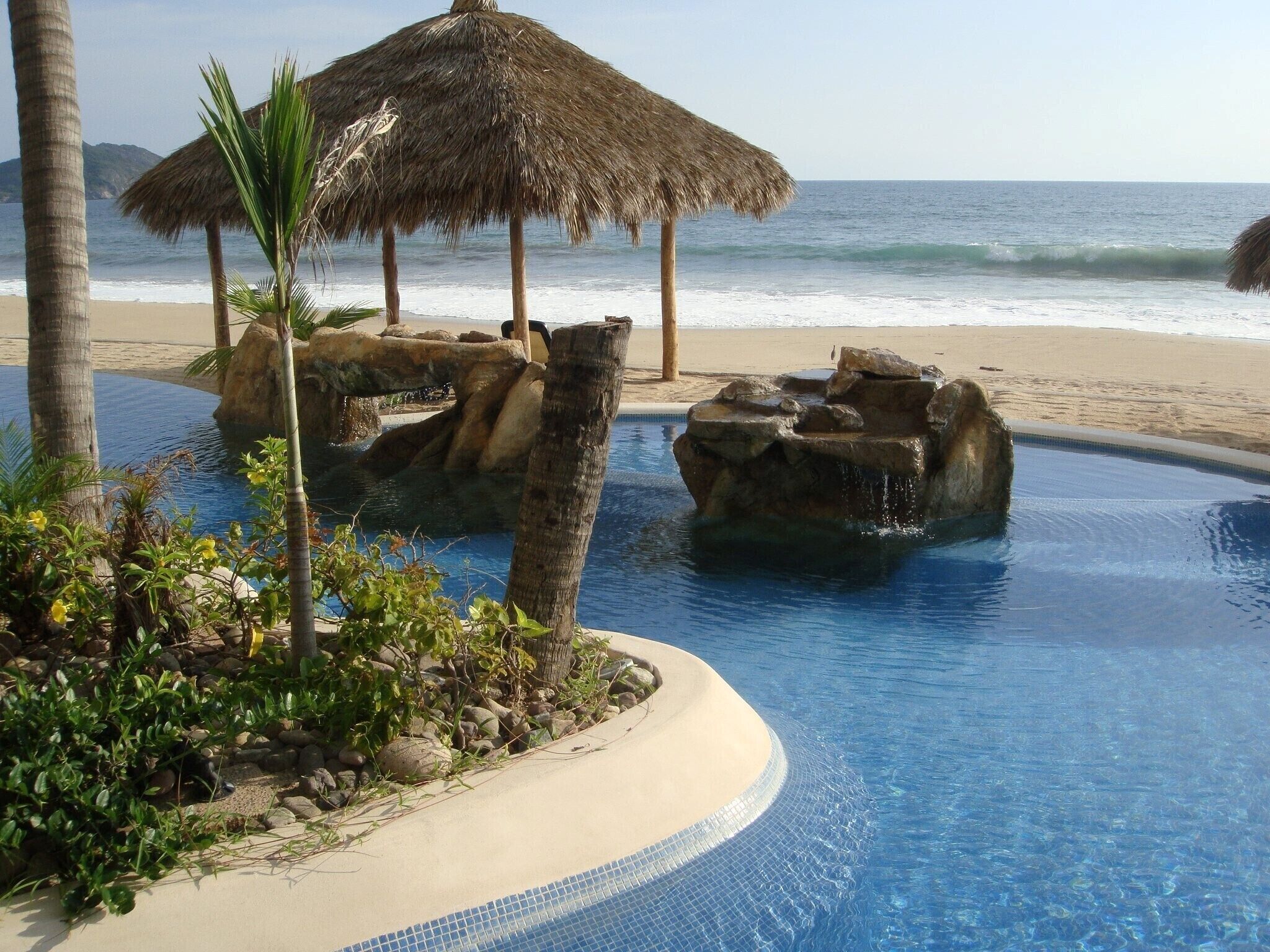 Sun loungers, beach towels