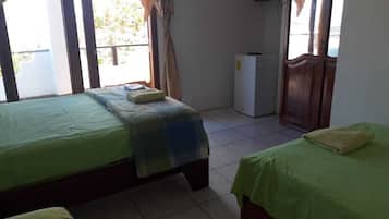 Double Room, Multiple Beds, Sea View | Free WiFi, bed sheets