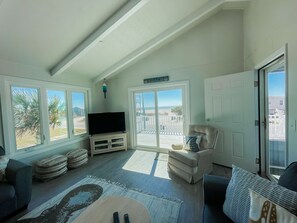 TV, video games, DVD player, stereo