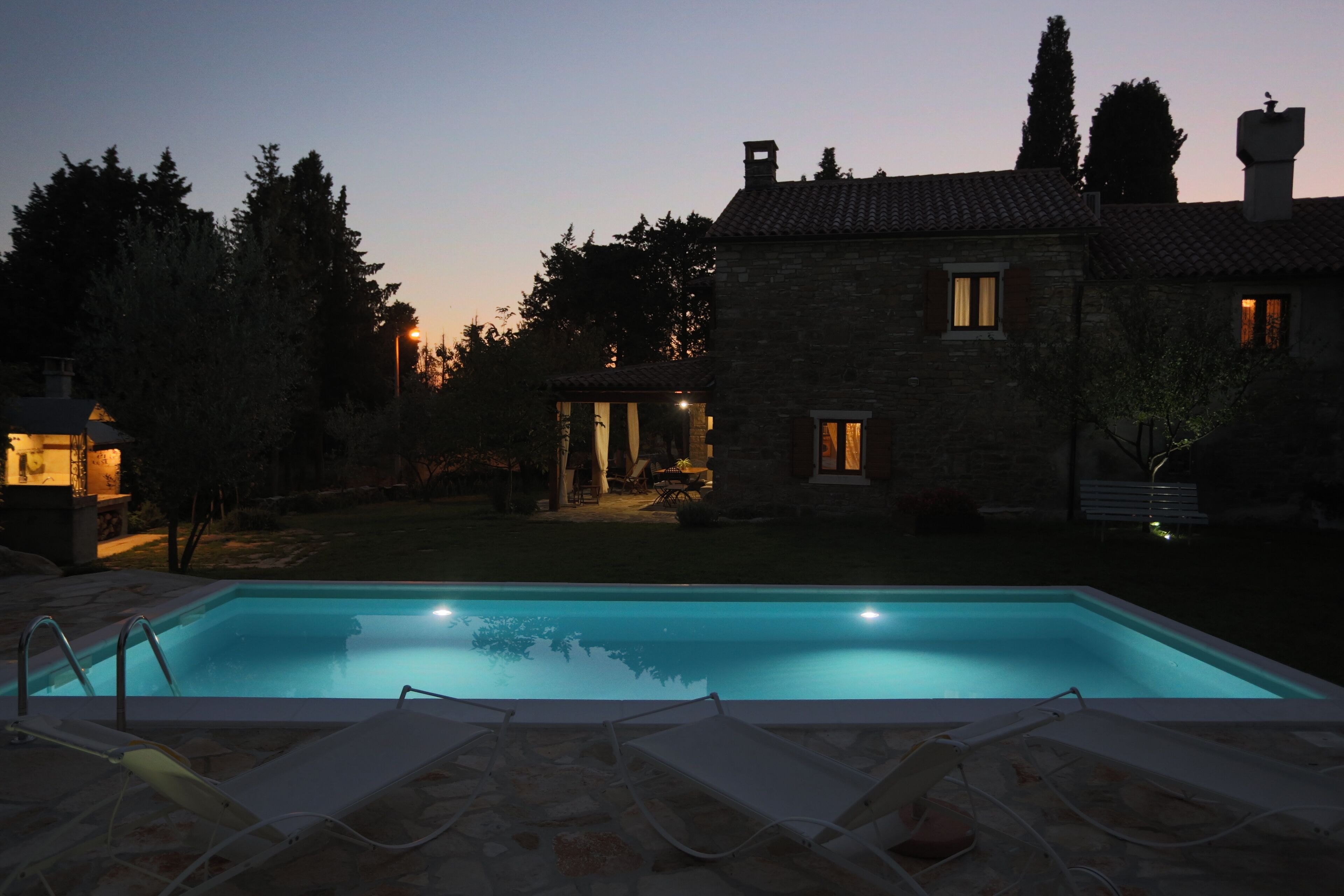 Alberca al aire libre 