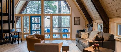 Cheminée, chaîne hi-fi