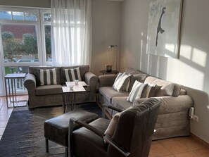 Lägenhet - privat badrum | Lounge