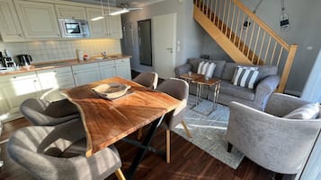 Apartemen Superior, kamar mandi pribadi | Lounge