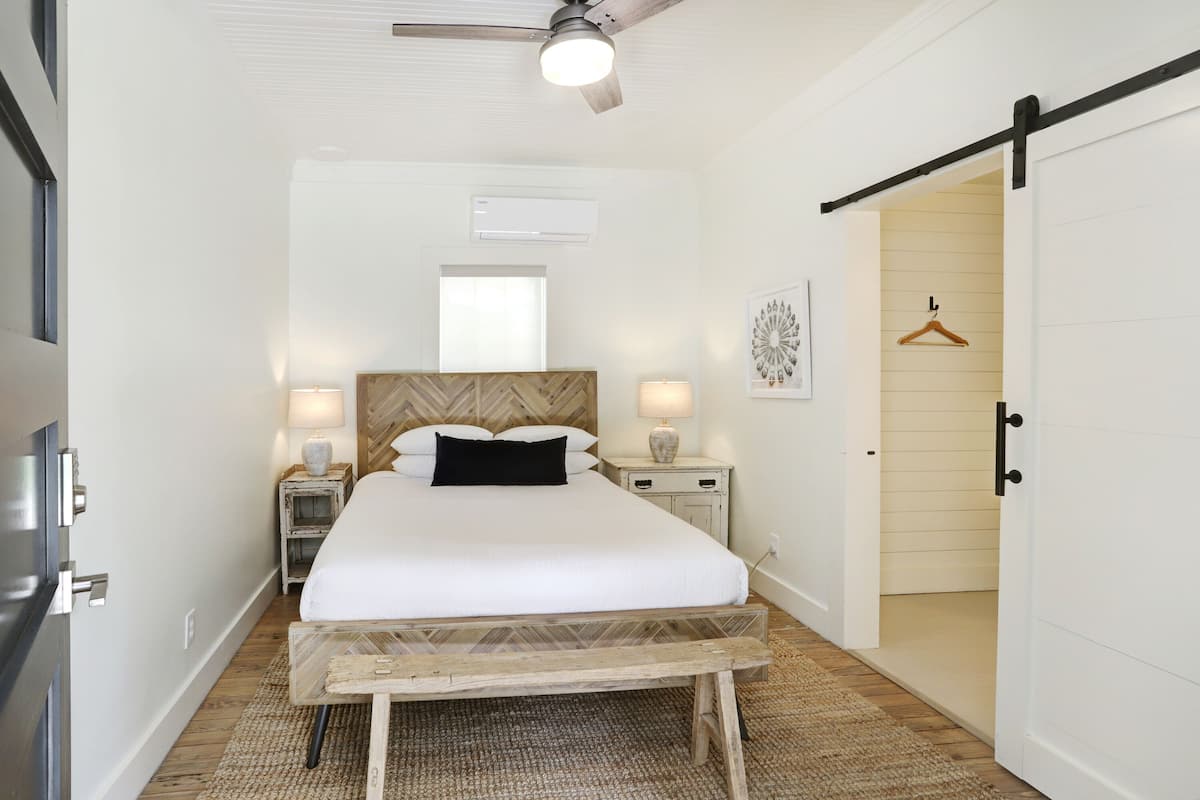 Farmstead Round Top - Room 4 | Premium bedding, pillowtop beds, individually decorated