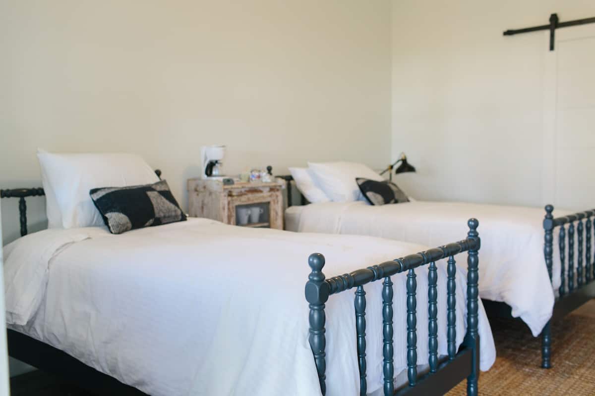 Farmstead Round Top - Room 2 | Premium bedding, pillowtop beds, individually decorated