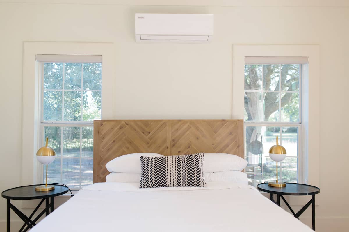 Farmstead Round Top - Room 6 | Premium bedding, pillowtop beds, individually decorated