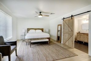 Farmstead Round Top - Cottage | Premium bedding, pillowtop beds, individually decorated