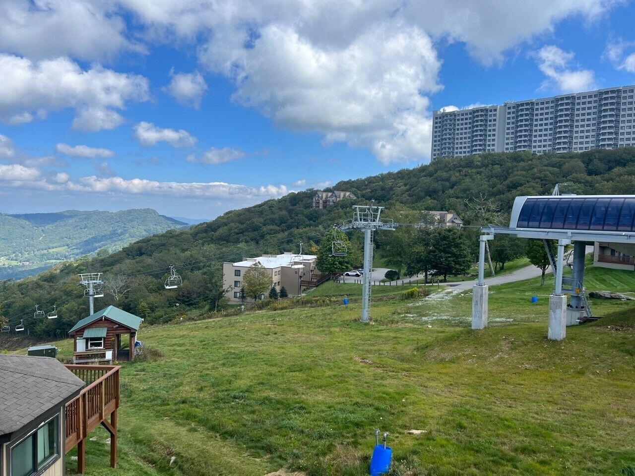 Vista dalla struttura