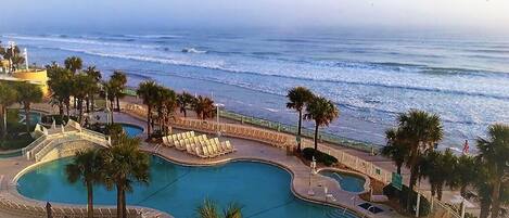 Indoor pool, outdoor pool