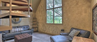 NY! Chic A-Frame Escape på frodig, privat egendom
