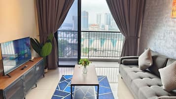Family Apartment | 1 bilik tidur, langsir/tirai gelap terus, seterika/papan seterika