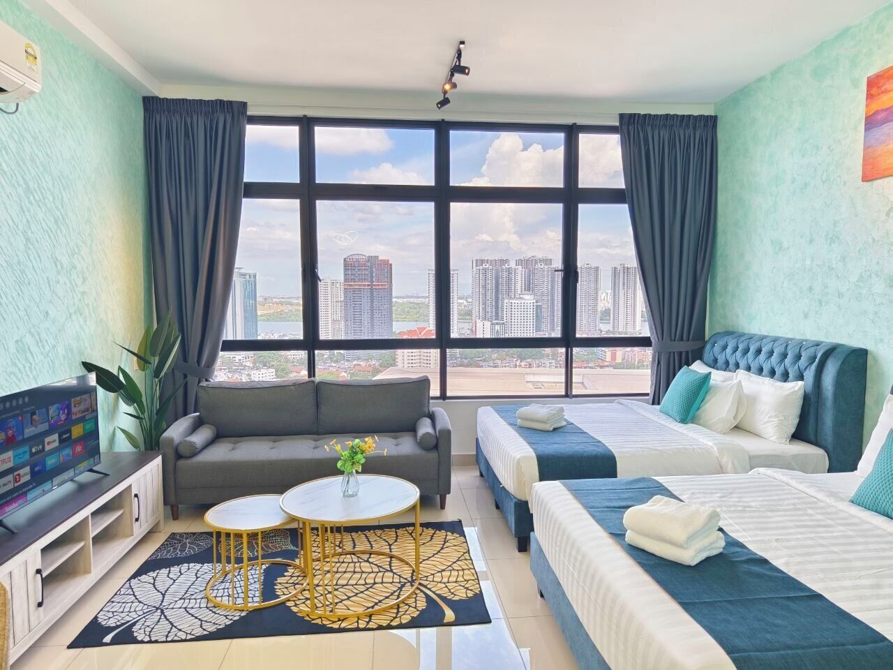 Suite Studio Ville | Rideaux occultants, fer et planche à repasser, Wi-Fi gratuit