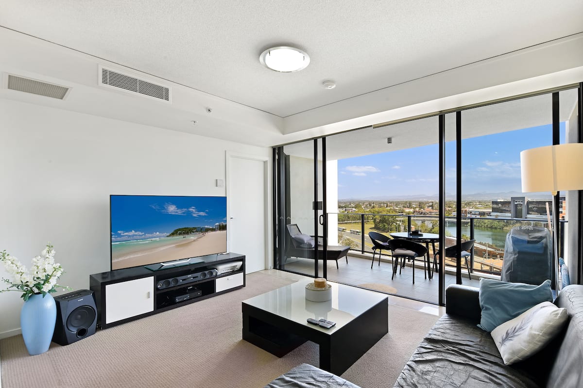 1 Bedroom, 1 Bathroom, Level 9, Hinterland views | Living area