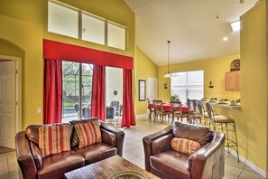 TV, DVD player, table football